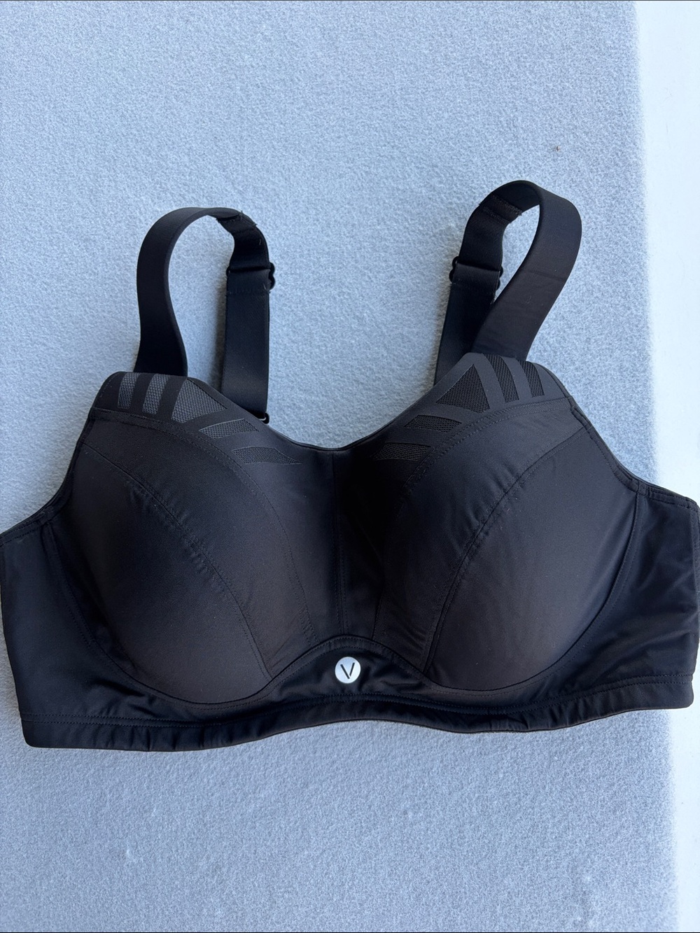 Livi Active Black Supportive Molded Sports Bra